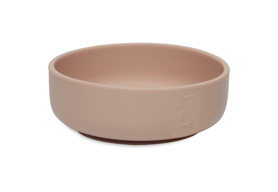 <tc>Jollein</tc> Bol pour bébé en silicone rose pâle