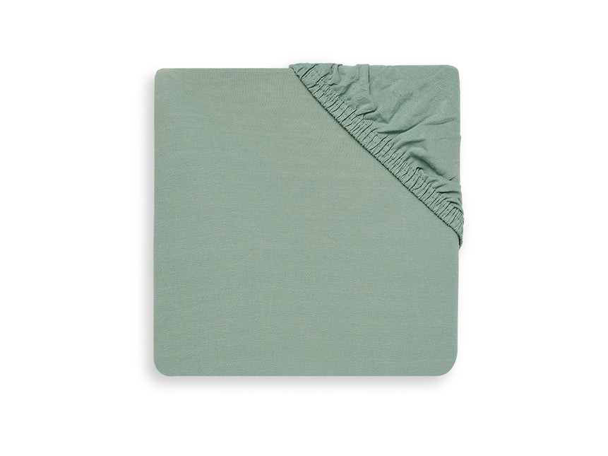 <tc>Jollein</tc> Drap-housse Jersey Vert cendré 60x120cm