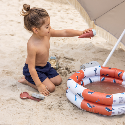 <tc>Swim Essentials</tc> Piscine Enfant Baleine Rouge Blanc 60Cm