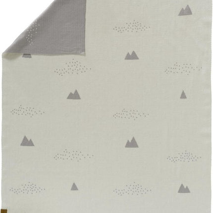 <tc>Fresk</tc> Couverture de lit d'enfant tricotée Ice Mountain 80x100cm