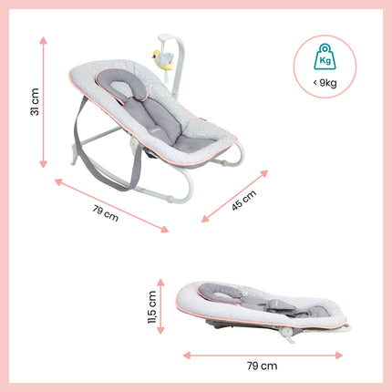 <tc>Babymoov</tc> Chaise Graphik Peach