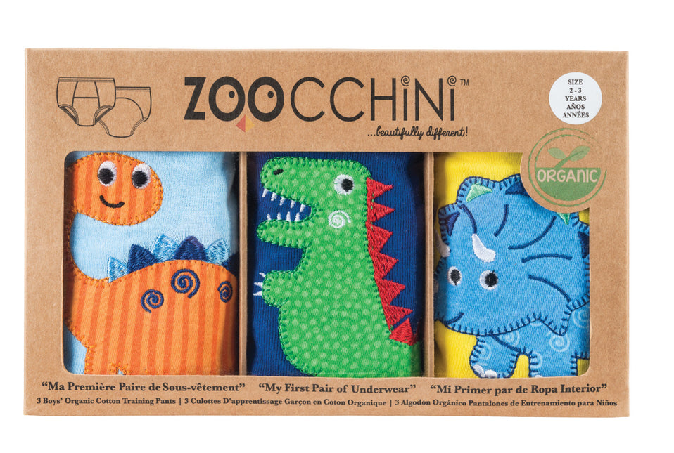 <tc>Zoocchini</tc> Pantalon d'entraînement Garçons Jurassic Cotton 3pcs