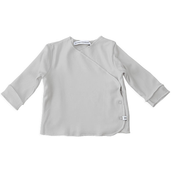 <tc>Bamboom</tc> Chemise pour bébé à manches longues 1M Gris Ivoire