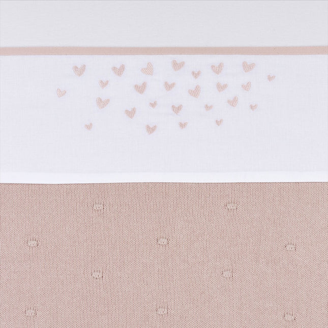 <tc>Meyco</tc> Serviette de berceau Cœurs Rose doux 75X100cm