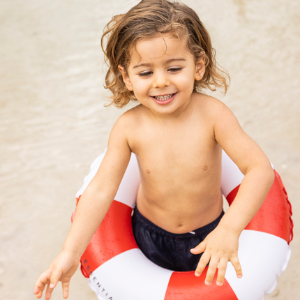 <tc>Swim Essentials</tc> Bandeau de natation Enfant Sauveteur Rouge Blanc 55Cm