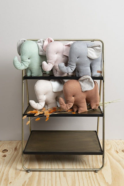 <tc>Baby's Only</tc> Éléphant câlin or étincelant menthe