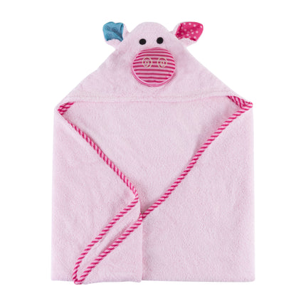 <tc>Zoocchini</tc> Peignoir Bébé Pinky Le Cochonnet Coton