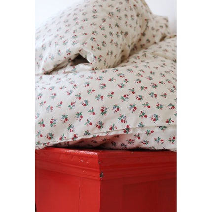 <tc>Konges Slojd</tc> Housse de couette Cradle Baby Fleur Tricolore