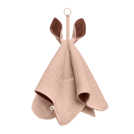 <tc>BIBS</tc> Hydrofielen Tissu Kangourou Blush/Woodchuck 40x40cm