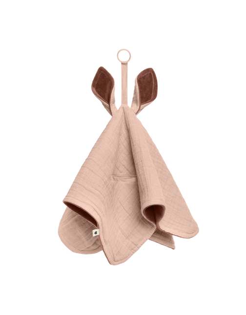 <tc>BIBS</tc> Hydrofielen Tissu Kangourou Blush/Woodchuck 40x40cm