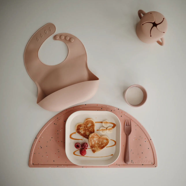 <tc>Mushie</tc> Plateau à goûter Blush