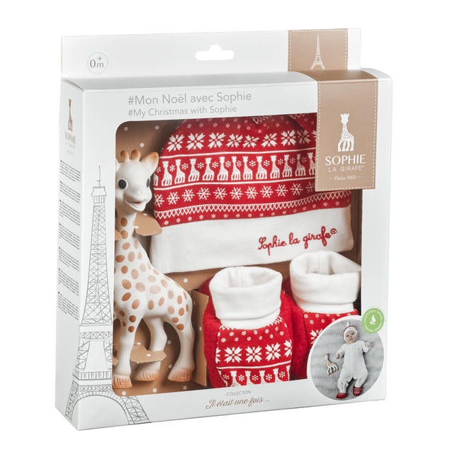 <tc>Sophie de Giraf</tc> Boîte cadeau Noël 3 pièces