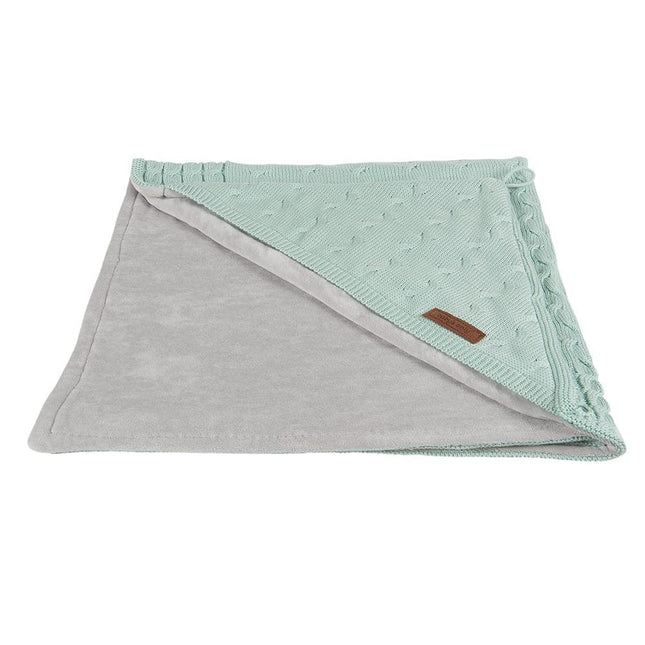 <tc>Baby's Only</tc> Couverture d'écharpe Baby Chenille Cable Mint