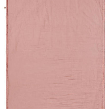 <tc>Noppies</tc> Couverture de berceau en mousseline réversible Misty Rose 100x140cm