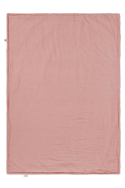 <tc>Noppies</tc> Couverture de berceau en mousseline réversible Misty Rose 100x140cm