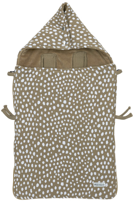 <tc>Meyco</tc> Footmuff Cheetah Taupe