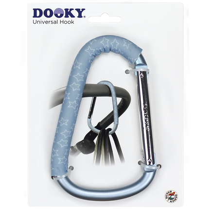 <tc>Dooky</tc> Crochet pour sac de landau Blue Star