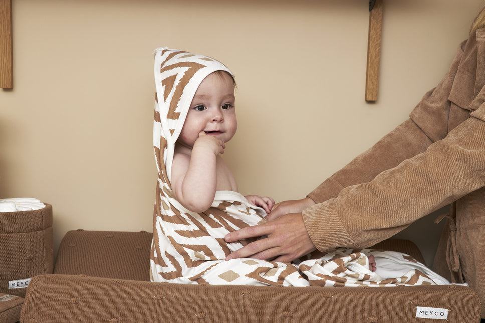 <tc>Meyco</tc> Serviette de bain Baby Ikat Sand