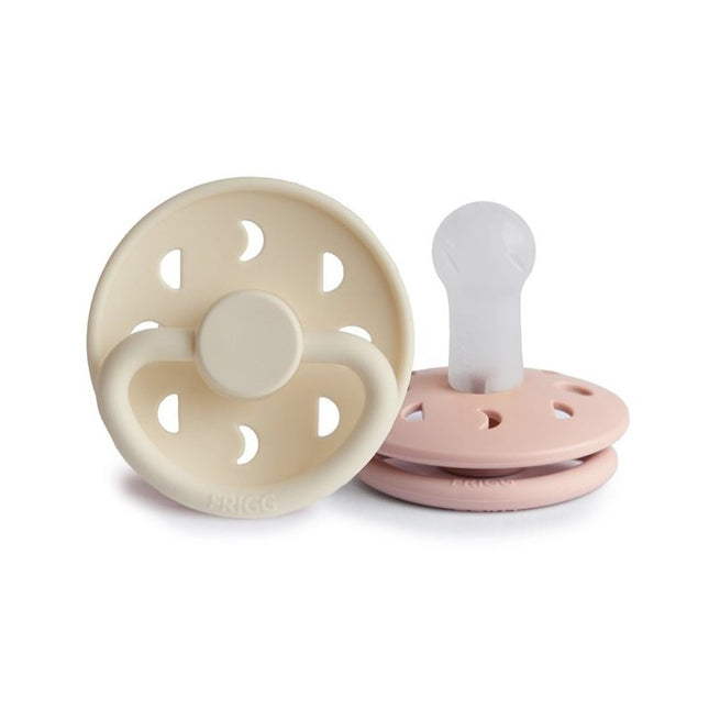 <tc>Frigg</tc> <tc>tétine</tc> Taille 2 Silicone fard à joues/crème de la lune 2-Pack.