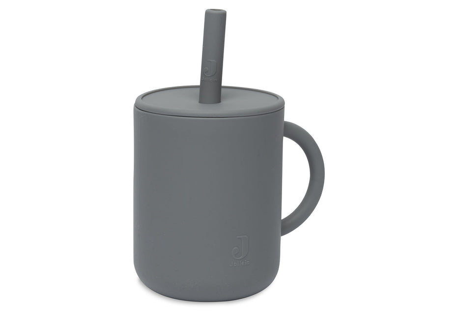 <tc>Jollein</tc> Tasse à boire Silicone Storm Grey