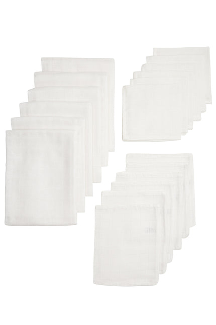 <tc>Meyco</tc> Set de chiffons hydrophiles 18pcs blanc