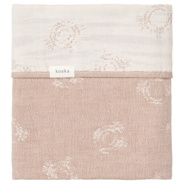 <tc>Koeka</tc> Couverture de berceau Réversible Portobello Noisette