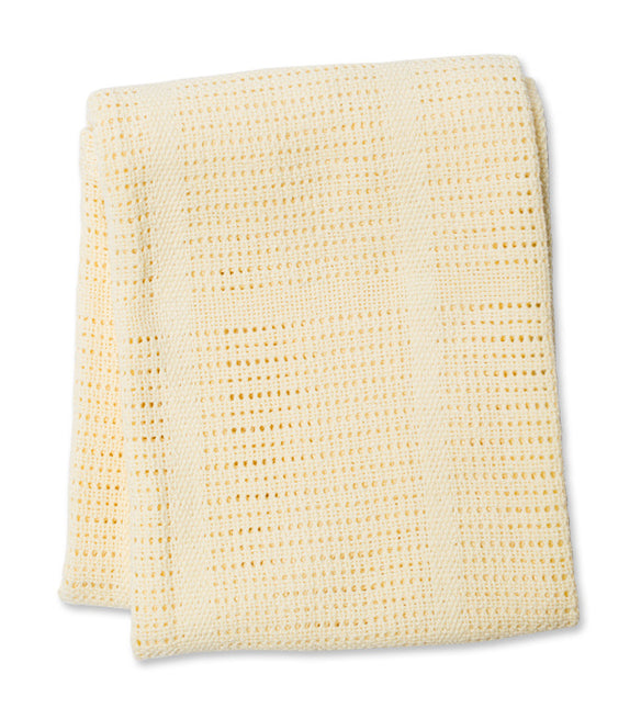 <tc>Lulujo</tc> Cradle blanket Cellular Jaune