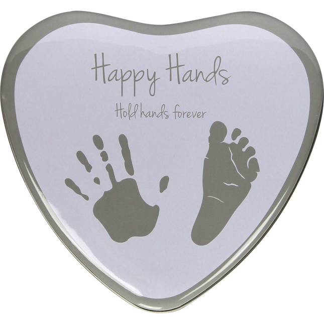 <tc>Dooky</tc> Boîte cadeau Forme de cœur Argent Happy Hands