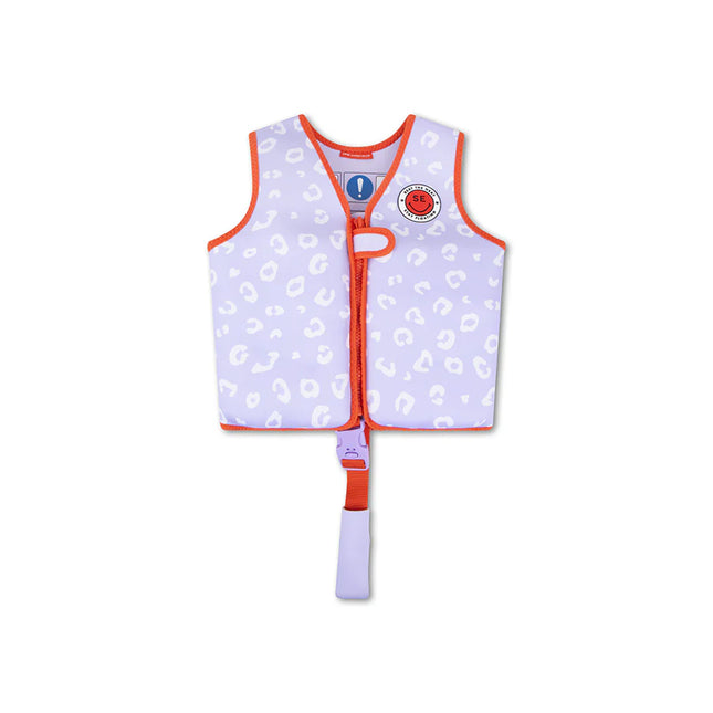 <tc>Swim Essentials</tc> Gilet de bain Lilas Léopard 3-6 ans