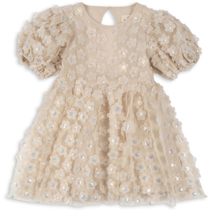 <tc>Konges Slojd</tc> Robe de bébé perlée Ivoire