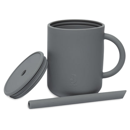 <tc>Jollein</tc> Tasse à boire Silicone Storm Grey