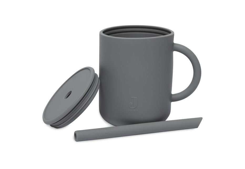 <tc>Jollein</tc> Tasse à boire Silicone Storm Grey