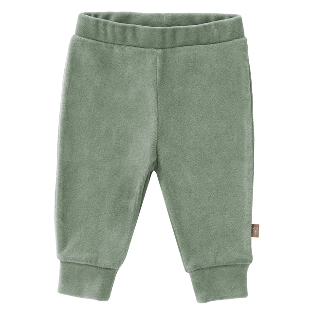 <tc>Fresk</tc> Pantalon bébé en velours vert forêt