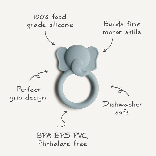 <tc>Mushie</tc> Anneau de dentition Elephant Cloud