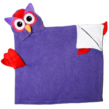 <tc>Zoocchini</tc> Serviette de bain Bébé Olive Le Hibou Coton