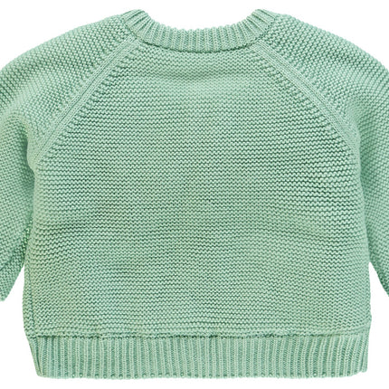 <tc>Noppies</tc> Cardigan bébé Teddy Doublure Gris Menthe