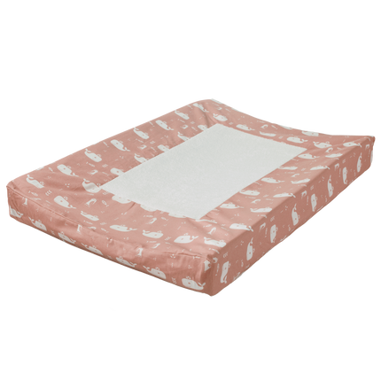 <tc>Fresk</tc> Housse de matelas à langer Baleine Mellow Rose