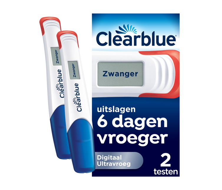 <tc>Clearblue</tc> Test de grossesse numérique ultra précoce 2pcs