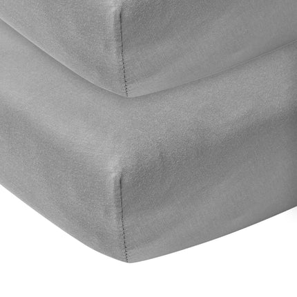 <tc>Meyco</tc> Drap-housse Jersey 2St 70X140/150 Gris