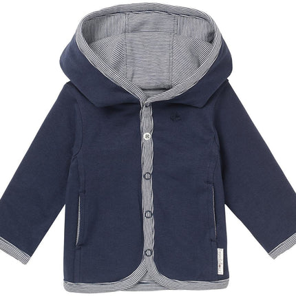 <tc>Noppies</tc> Cardigan Bébé Réversible Marine