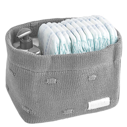 <tc>Meyco</tc> Panier de marchandises Petits nœuds Gris