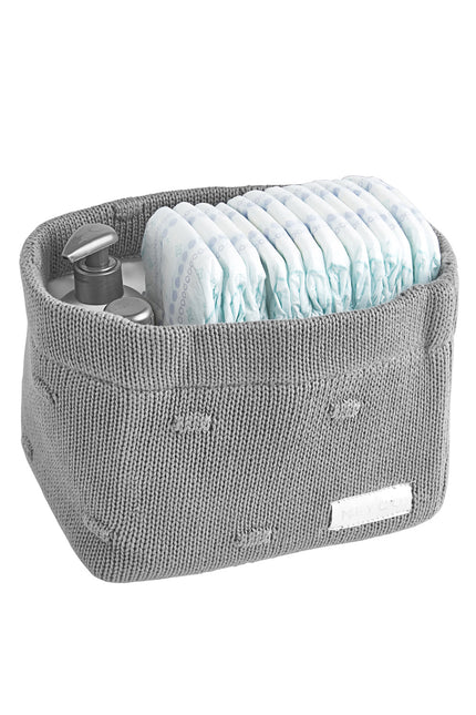 <tc>Meyco</tc> Panier de marchandises Petits nœuds Gris