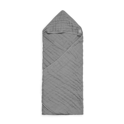 <tc>Jollein</tc> Serviette de bain Baby Wrinkled Cotton Storm Grey 75x75cm