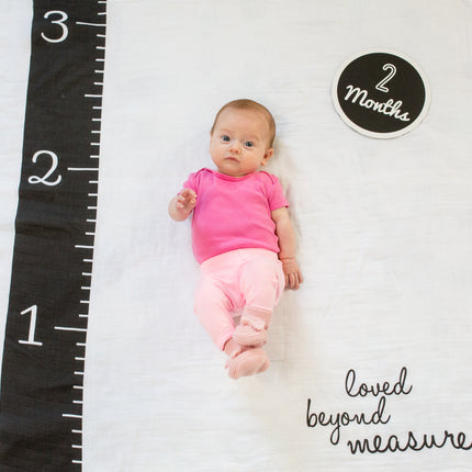 <tc>Lulujo</tc> Ensemble de cartes et de langes pour la première année de bébé 100% coton Aimé au-delà de toute mesure.