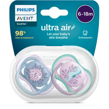 <tc>Philips Avent</tc> Fop<tc>tétine</tc> +6 mois Hippocampe/poisson aérien