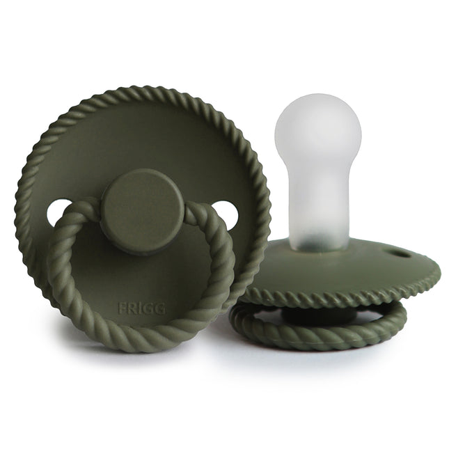 <tc>Frigg</tc> <tc>tétine</tc> Taille 2 corde olive silicone