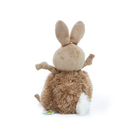 <tc>Bunnies By The Bay</tc> Cuddle Roly Poly Rabbit Brown 13cm