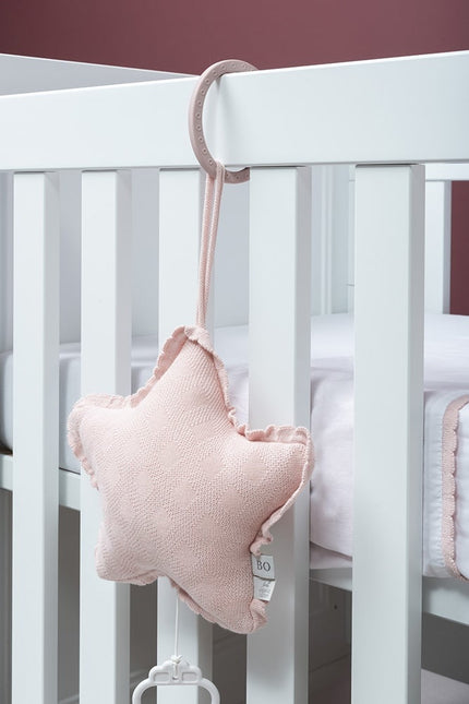 <tc>Baby's Only</tc> Serviette de berceau Reef Misty Pink/White