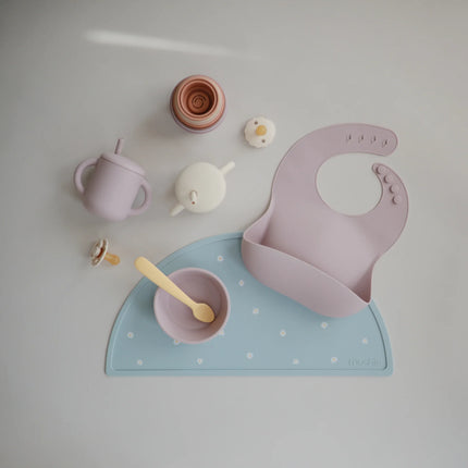 <tc>Mushie</tc> Cuillère à bébé Jonquille pâle 2pcs