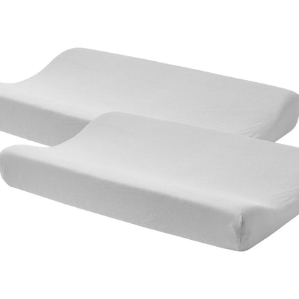 <tc>Meyco</tc> Housse de matelas à langer Basic Jersey Light Grey 2pcs.